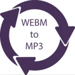 webm to mp4 converter android application logo